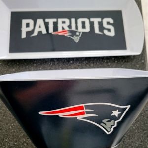 New England Patriots platter and Bowl-NWT